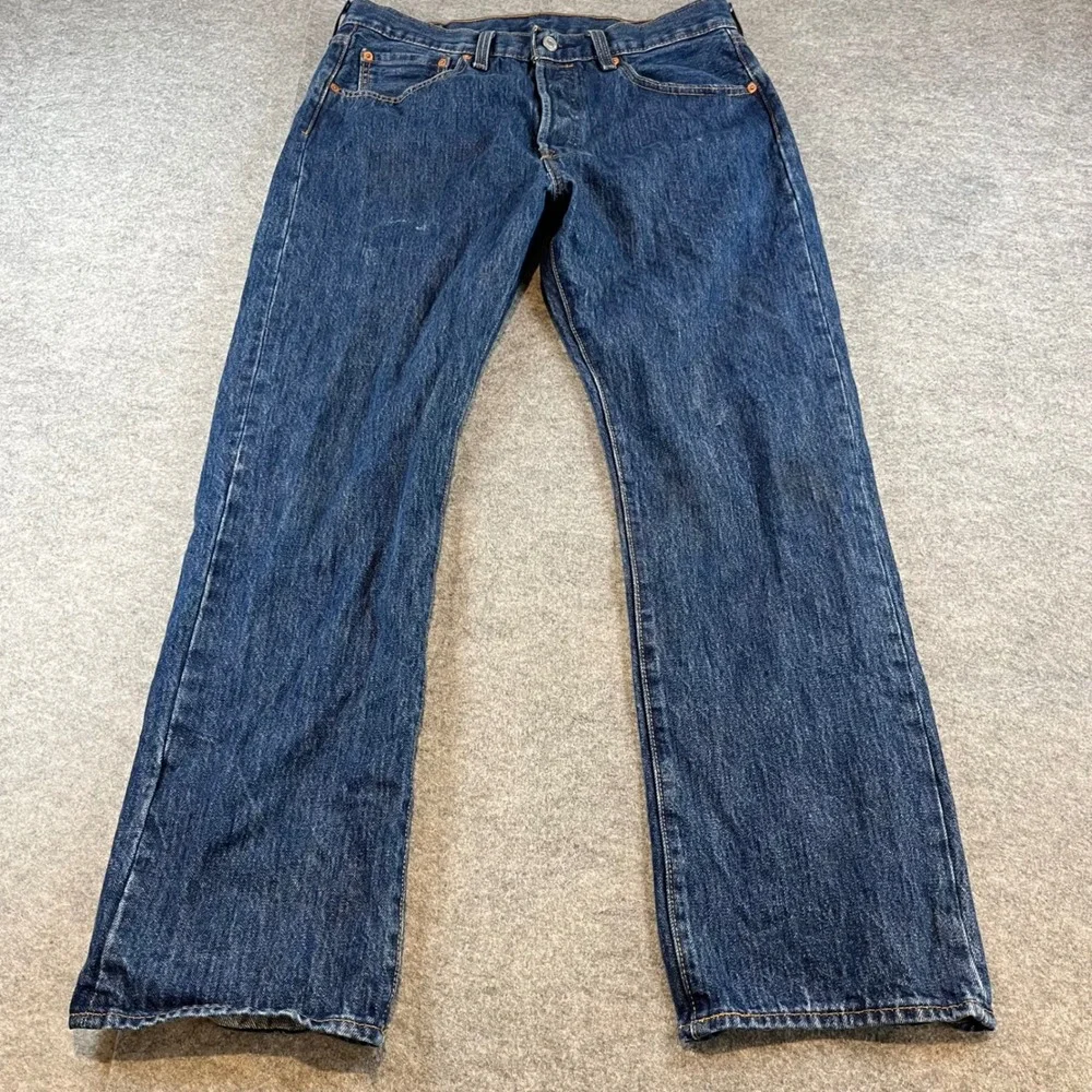 Levi's Mens 501 Original Straight Blue Jeans Workwear Gorpcore‎ 33x30 Button Fly